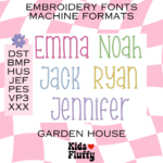 Garden House Font Machine Format