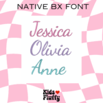 Dancing Native BX Font