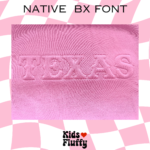 Texas 3D Embossed Native BX Font