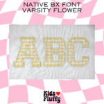 Varsity Flower Native BX Font