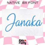 Janaka Puffy Foam 3D Native BX Font