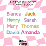 Tommy Block Native BX Font