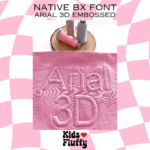 Arial 3D Embossed Native BX Font