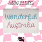 Wonderful Australia Native BX Font