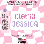 Gloria Jessica Font Machine Format