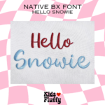 Hello Snowie Native BX Font