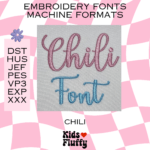 Chili Font Machine Format