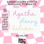 Bearline Font Machine Format