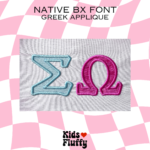 Greek Applique Native BX Font
