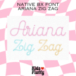 Ariana Zig Zag Native BX Font