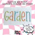 Garde House 3D Foam Native BX Font